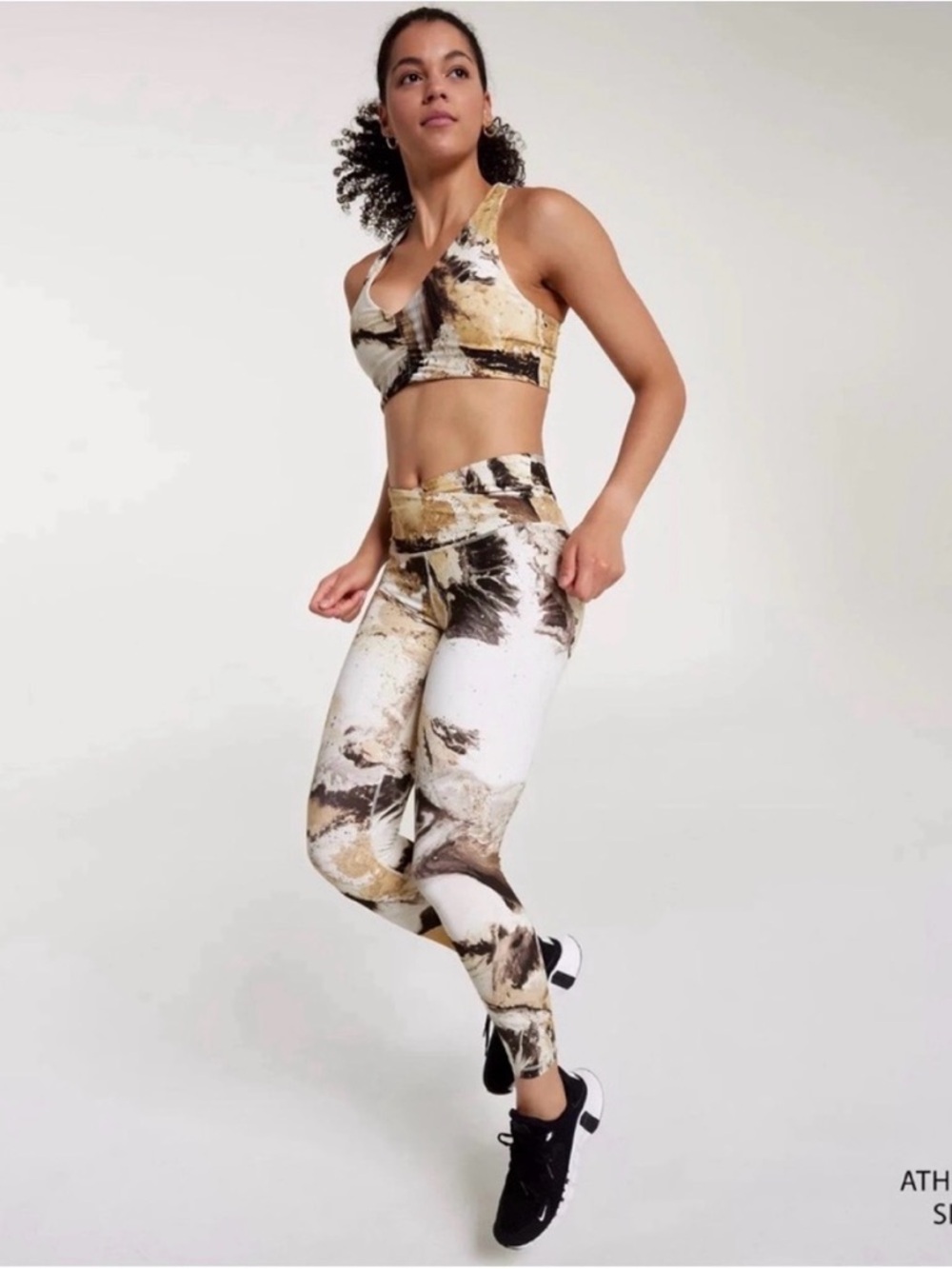 CALIA by Carrie Underwood Marble-Print Leggings